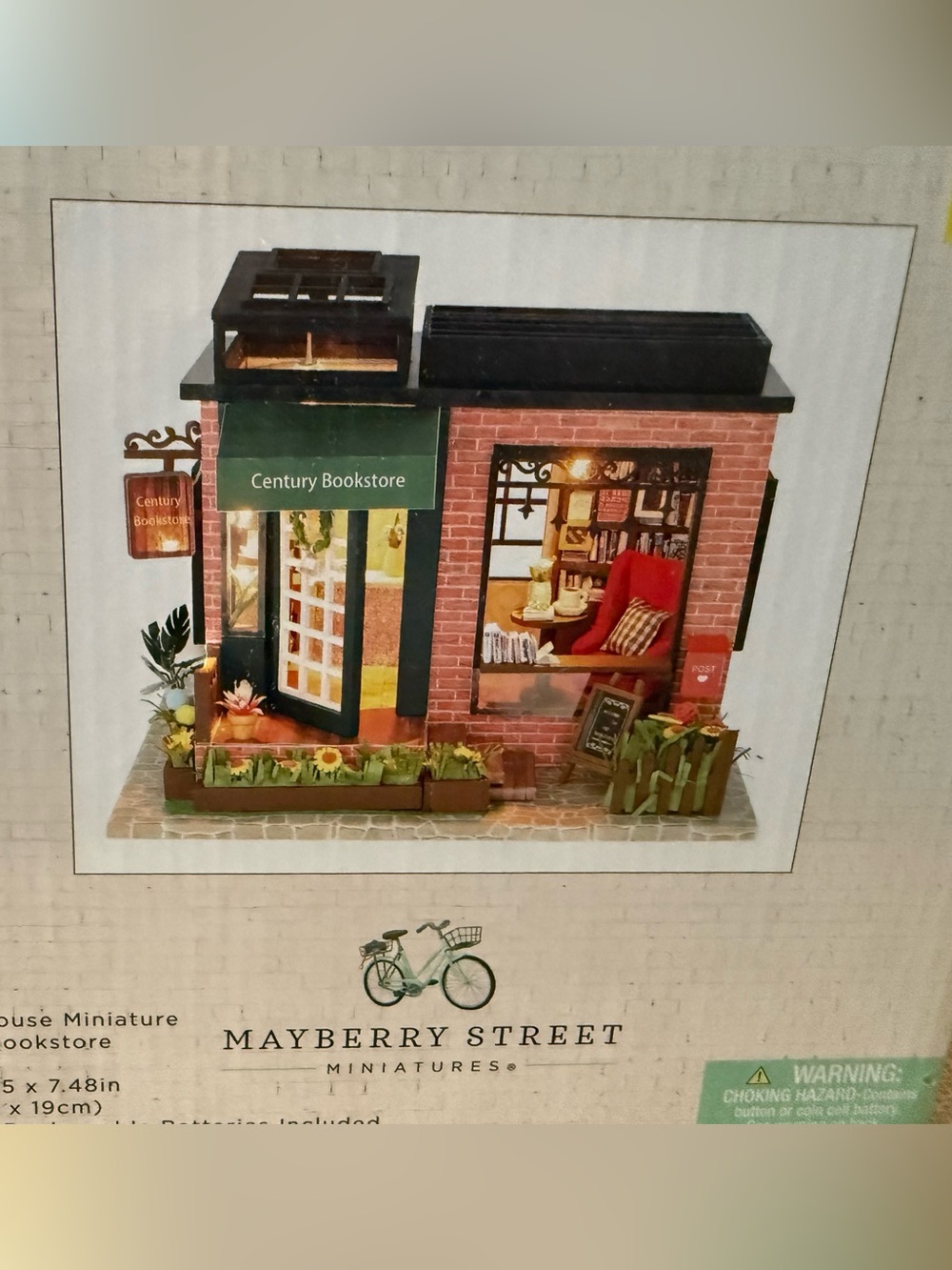 Century Bookstore - dollhouse Kit